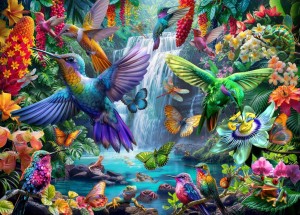 Bluebird: Tropical Hummingbirds (500) vogelpuzzel