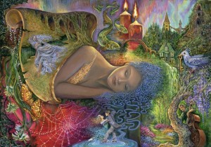 Grafika: Josephine Wall - Dreaming in Color (1000) legpuzzel
