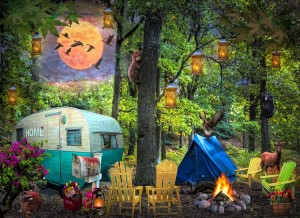 SunsOut: Summertime Camping (500XL) legpuzzel