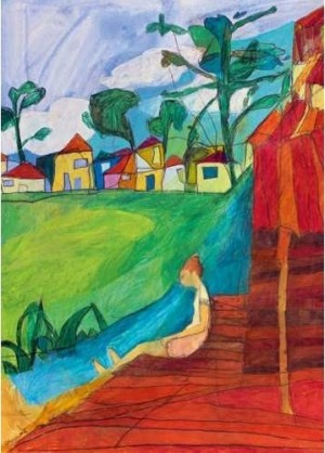 Heye: Daily Life - By the River (1000) verticale puzzel
