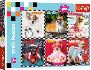 Trefl: Happy Dogs (200) kinderpuzzel