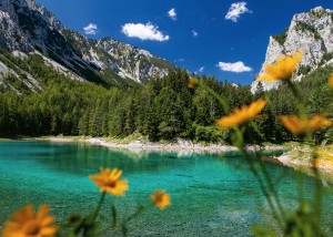 Ravensburger: Green Lake near Tragoss (1000) legpuzzel