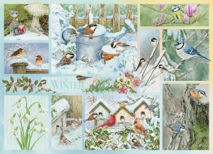 Cobble Hill: Garden Birds in Winter (500XL) legpuzzel