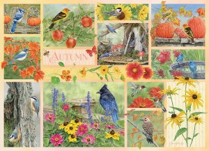 Cobble Hill: Garden Birds in Autumn (500XL) legpuzzel