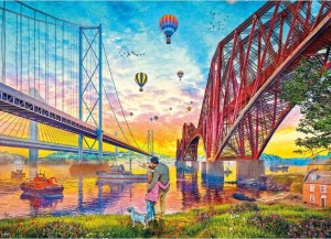 Gibsons: Three Bridges Crossing (1000) legpuzzel