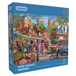 Gibsons: York Market (1000) legpuzzel