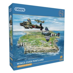 Gibsons: Wings over Portland (500) vliegtuigpuzzel