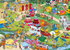 Gibsons: Jokesaws - Campsite Capers (1000) puzzel
