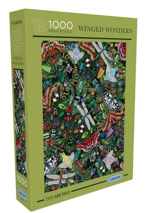 Gibsons: The Art File - Winged Wonders (1000) verticale puzzel
