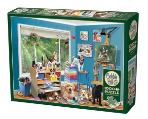 Cobble Hill: Studio Pups (1000) hondenpuzzel