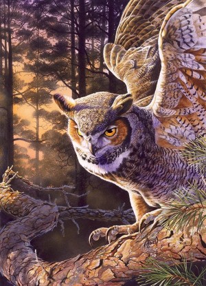 Cobble Hill: Evening Hunter (1000) verticale puzzel