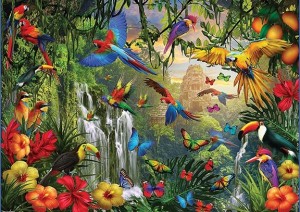 Eurographics: Tropical Bird Paradise (500XL) vogelpuzzel