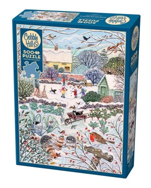 Cobble Hill: Winter Holidays (500XL) verticale puzzel
