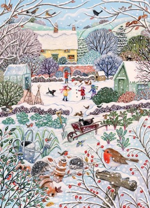Cobble Hill: Winter Holidays (500XL) verticale puzzel