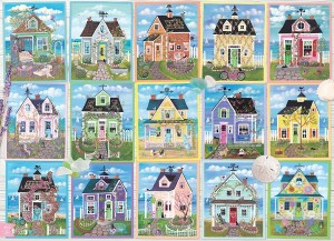 Cobble Hill: Seaside Cottages (1000) legpuzzel