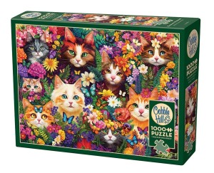 Cobble Hill: Blooming Whiskers (1000) kattenpuzzel