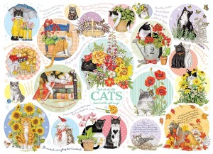 Cobble Hill: Cat Thoughts (1000) kattenpuzzel