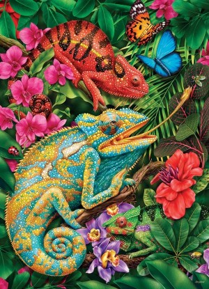 Cobble Hill: Karma Chameleon (1000) verticale puzzel