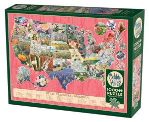 Cobble Hill: State Flowers of America (1000) legpuzzel