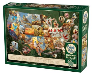 Cobble Hill: State Birds of America (1000) legpuzzel