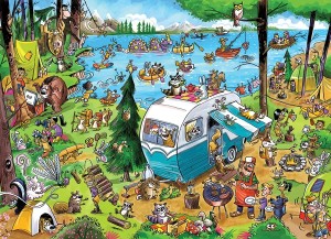 Cobble Hill: Doodletown - Call of the Wild (1000) puzzel