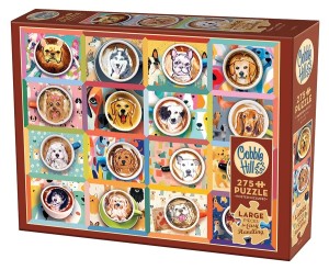 Cobble Hill: Puppy Lattes (275XXL) Easy Handling puzzel