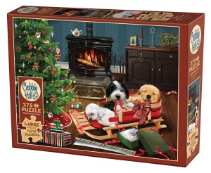 Cobble Hill: The Best Christmas Gift (275XXL) Easy Handling puzzel