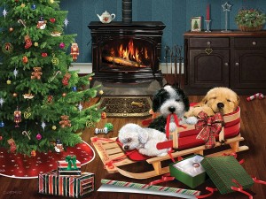 Cobble Hill: The Best Christmas Gift (275XXL) Easy Handling puzzel