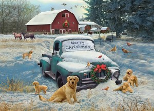 Cobble Hill: Merry Christmas (1000) kerstpuzzel