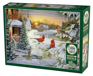 Cobble Hill: Sunset Cardinals (1000) legpuzzel