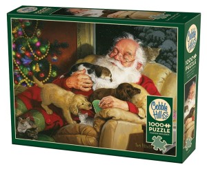 Cobble Hill: Santa's Quiet Time (1000) kerstpuzzel