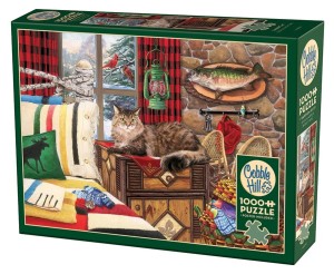Cobble Hill: Lodge Cat (1000) kattenpuzzel