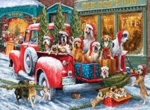 Eurographics: Puppy Presents (1000) kerstpuzzel