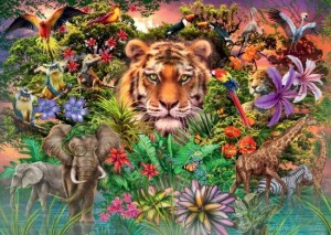 Ravensburger: Jungle Tiger (1000) legpuzzel