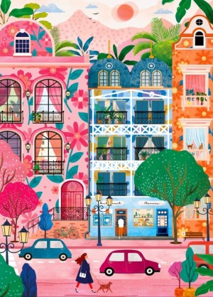 Pieces and Peace: Flower Power (1000) verticale puzzel