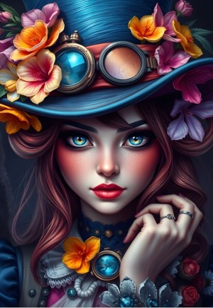 Alipson: La Femme au Chapeau (1000) verticale puzzel