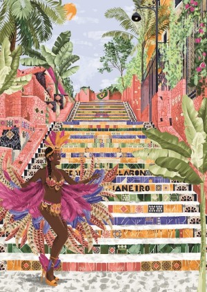 Magnolia: Women around the World - Brazil (1000) verticale puzzel