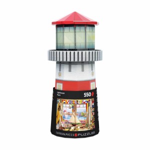 Eurographics: Lighthouse Phare (550) puzzel in tinnen blik