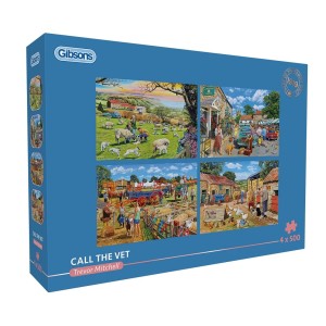 Gibsons: Call the Vet (4x500) legpuzzels