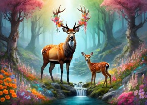 Alipson: Cerf Majestueux (500) legpuzzel