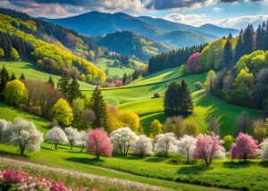 Alipson: Promenade au Printemps (500) legpuzzel