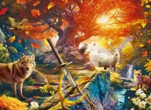 Ravensburger: Excalibur Forest (500) legpuzzel