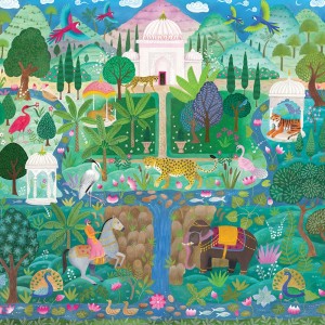 Pieces and Peace: Palace Garden (1024) vierkante puzzel