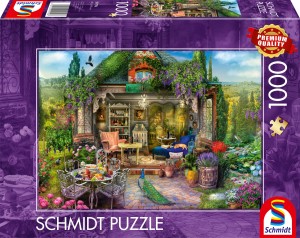 Schmidt: A Dream Garden Shed among the Vineyards (1000) puzzel