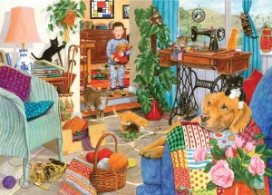 House of Puzzles: Kitten Chaos (1000) kattenpuzzel
