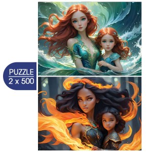 Alipson: L'Eau et le Fue (2x500) legpuzzels