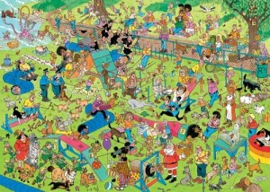 Jan van Haasteren: Hondenparcours (1000) hondenpuzzel