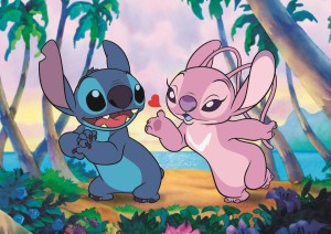 Trefl: Stitch and Angel (1000) disneypuzzel