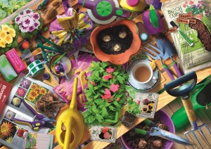Trefl: Tidying up the Garden (1000) legpuzzel