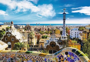 Trefl: Park Güell, Barcelona (1500) legpuzzel